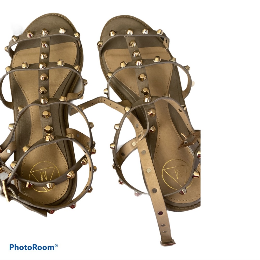 MISSGUIDED DOME STUD GLADIATOR SANDAL